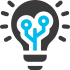 Benefits icon: lightbulb