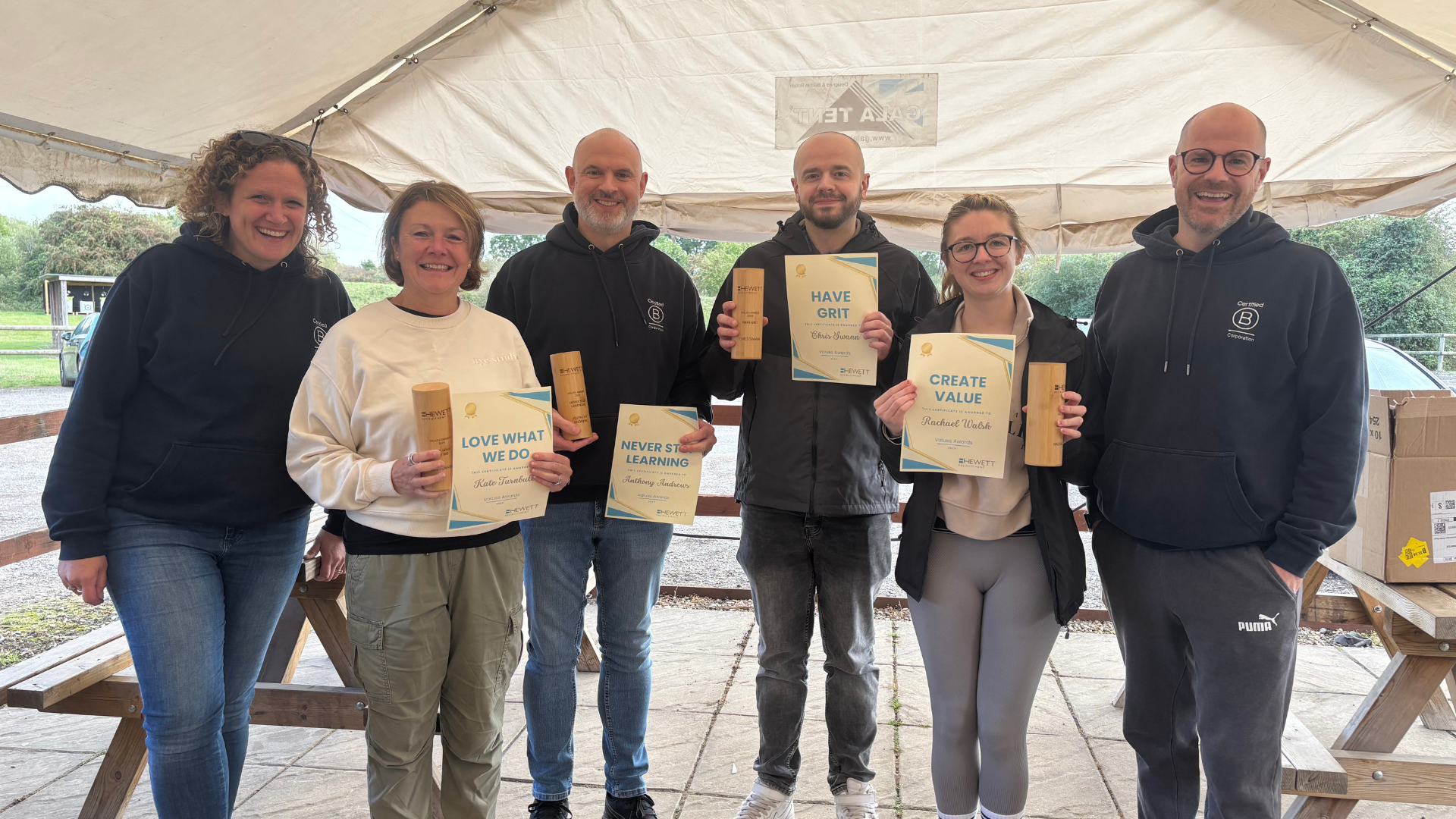 hewett group team photo